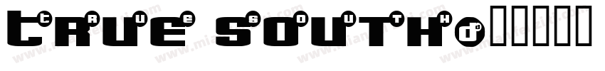True South字体转换